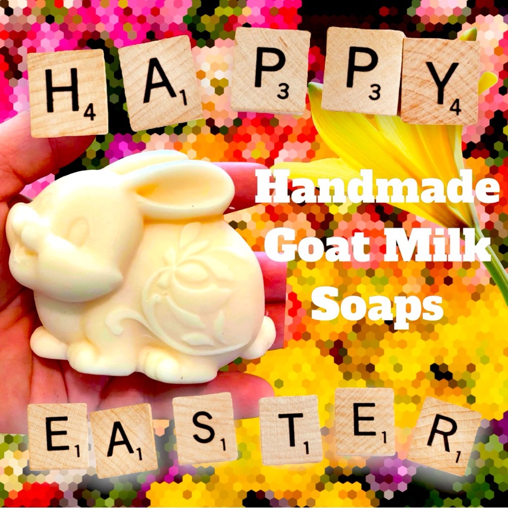 🆕 Easter Bunny Carmelite Oaks Farm Handmade Oatmeal and Honey Goat Milk …